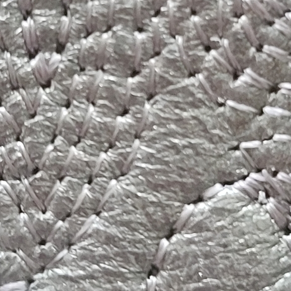 Peter Nygard Leather Crystal Snap Front Pewter Crop Jacket Sz 4 - Picture 13 of 13